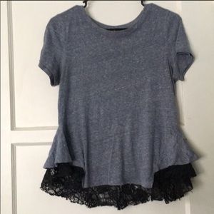 COPY - Free people top. The color is blue grey.